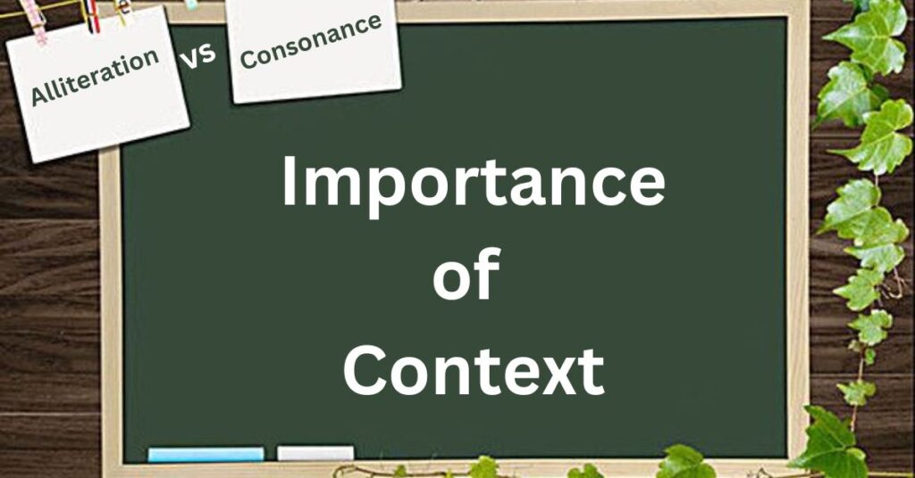 The Importance of Context