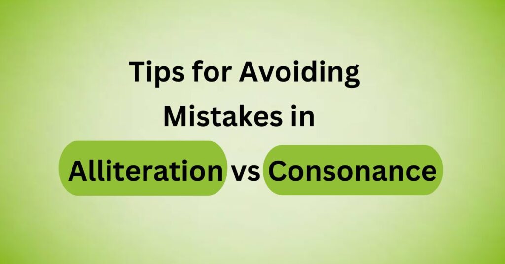 Tips for Avoiding Mistakes